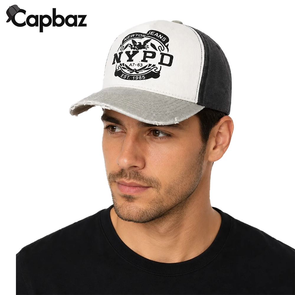 کلاه مدل بیسبالی سنگ شور طرح (NYPD) کد 0B2